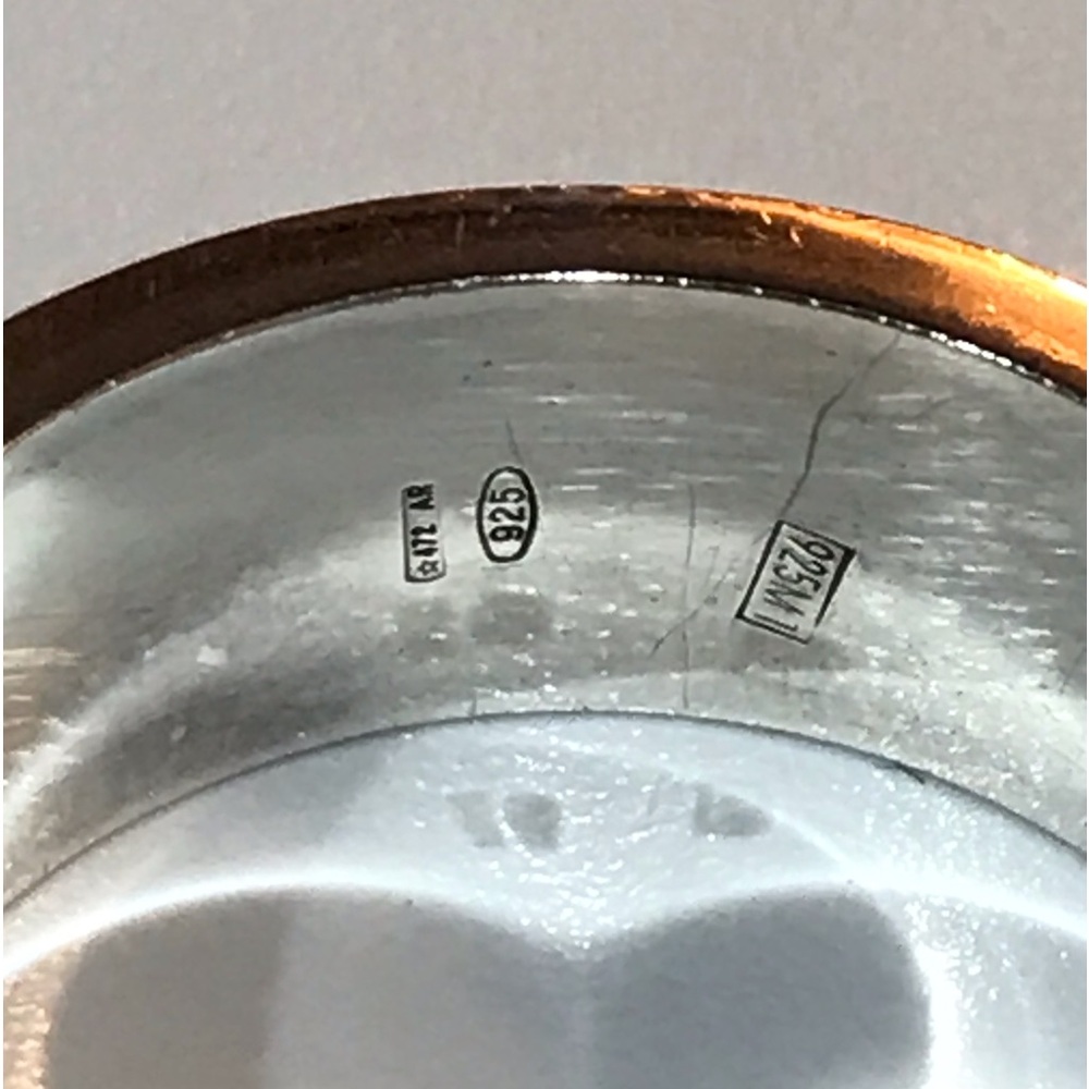 GUCCI Silver Ag925 Ring- Size US 8.75❤️ - Picture 6 of 17